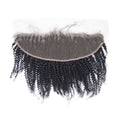 Afro Kinky Curly 13x4 Transparent Lace Human Hair Frontal